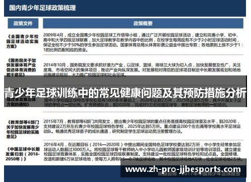 青少年足球训练中的常见健康问题及其预防措施分析